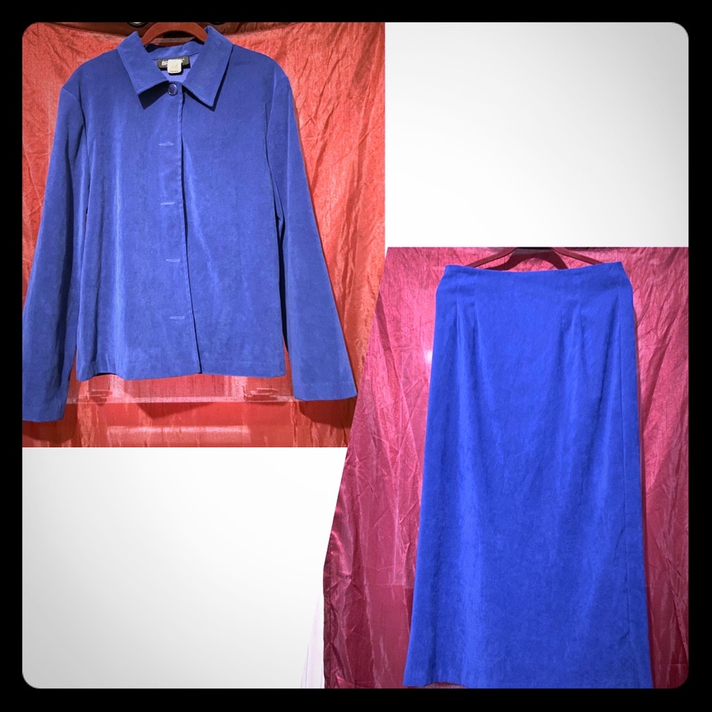 Briggs New York Blazer & long skirt set.